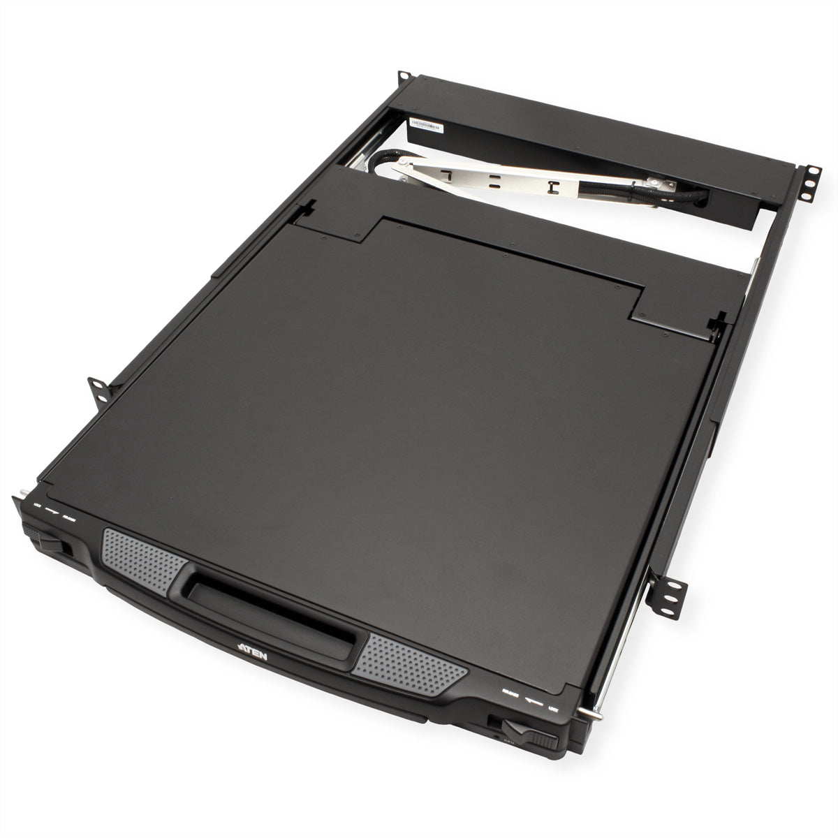 ATEN CL1000N – KVM-Konsole – 19" Rack, 1U, 19" LCD, VGA, PS/2, US-Layout, Schwarz