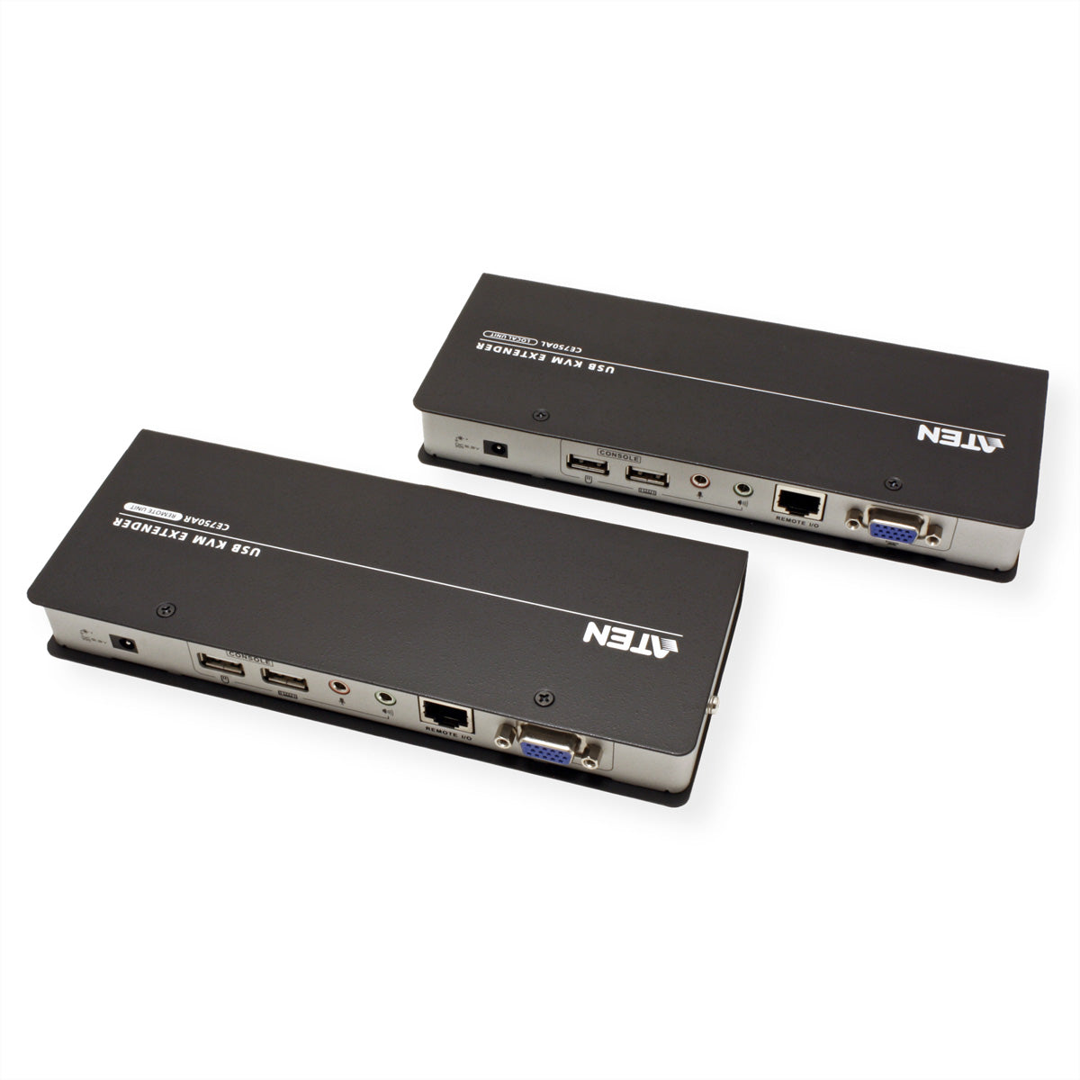 ATEN CE750A – KVM-Extender-Set VGA – 1920 × 1200/60 Hz, USB, Audio, RS-232, bis 200 m über Cat 5