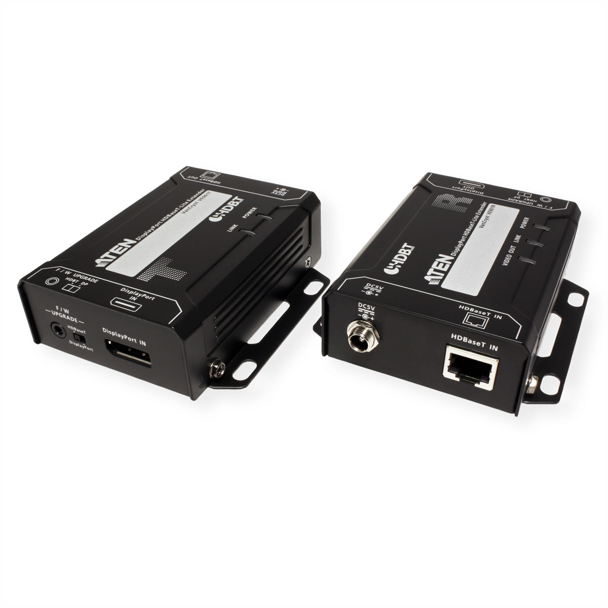ATEN VE901 – DisplayPort HDBaseT-Lite Extender-Set, über Cat6/Cat6a, 4K@30 Hz, 70 m, HDCP