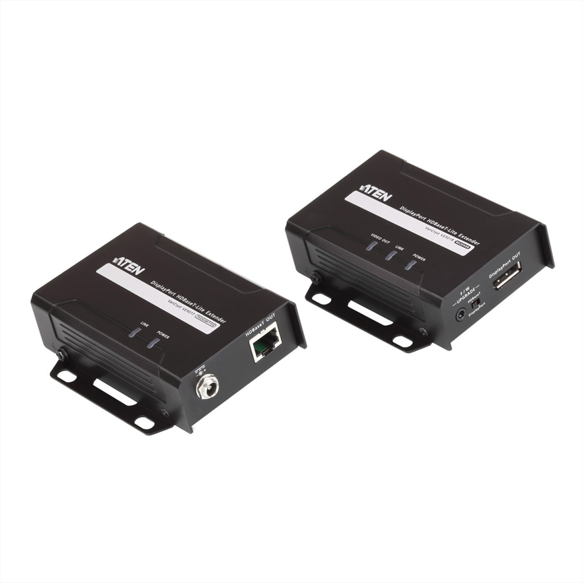 ATEN VE901 – DisplayPort HDBaseT-Lite Extender-Set, über Cat6/Cat6a, 4K@30 Hz, 70 m, HDCP