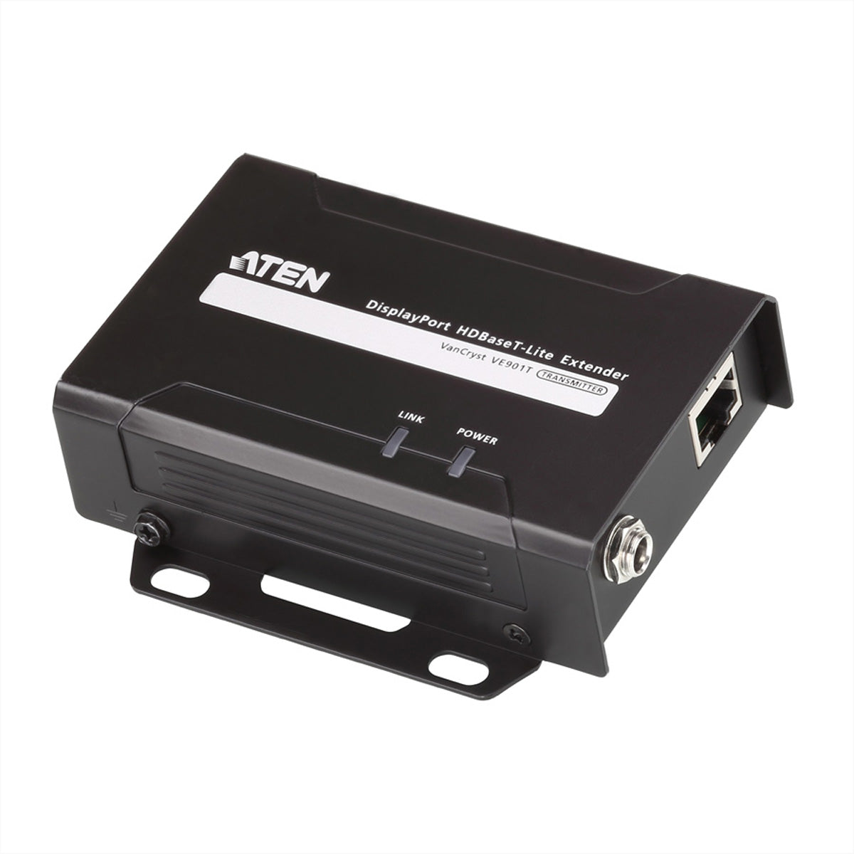 ATEN VE901T – DisplayPort HDBaseT-Lite Sender, HDBaseT, DP Eingang, 4K@30 Hz, 70 m, Schwarz