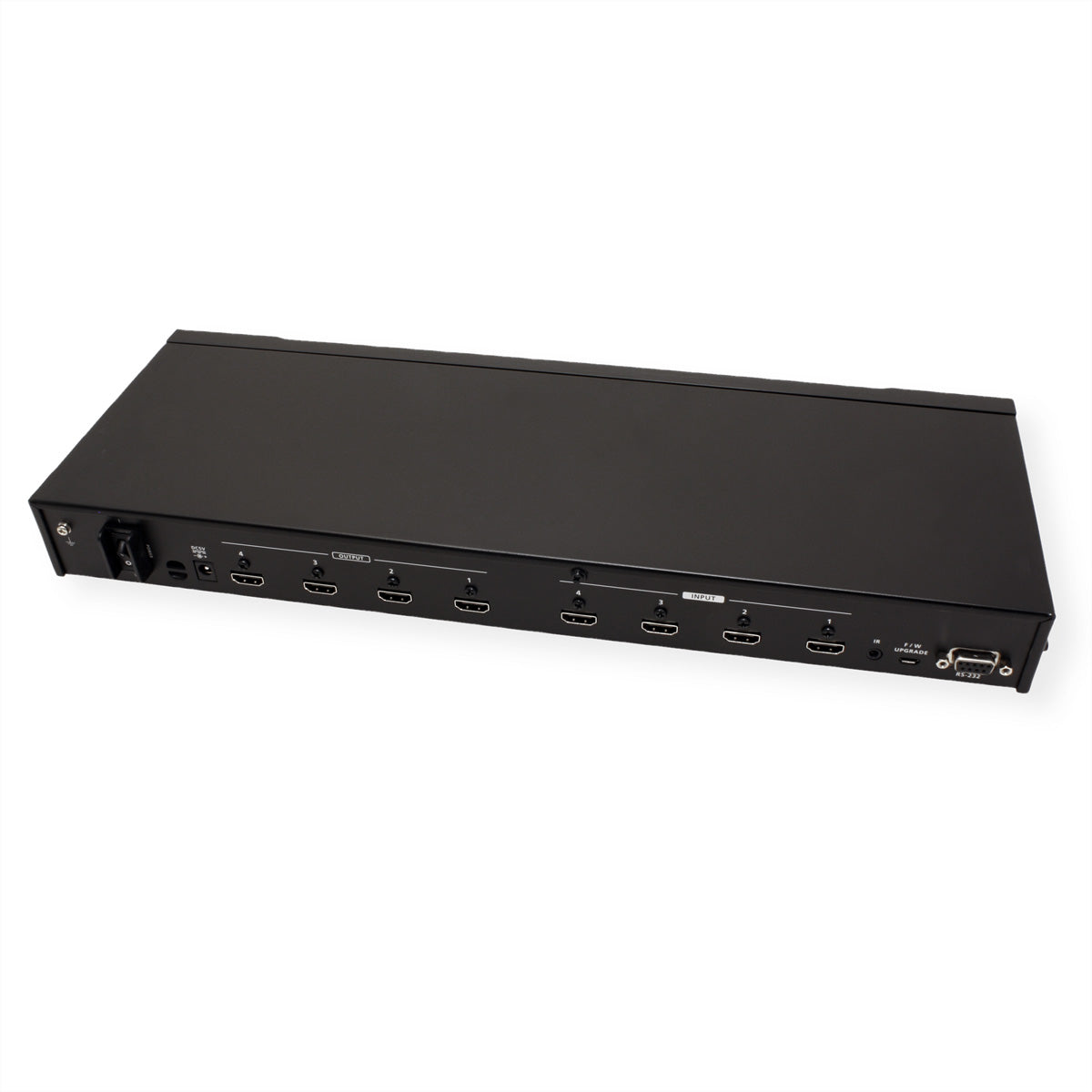ATEN VM0404HA – HDMI Matrix, 4×4, 4K@60 Hz, 15 m, RS-232, IR, HDCP, Schwarz