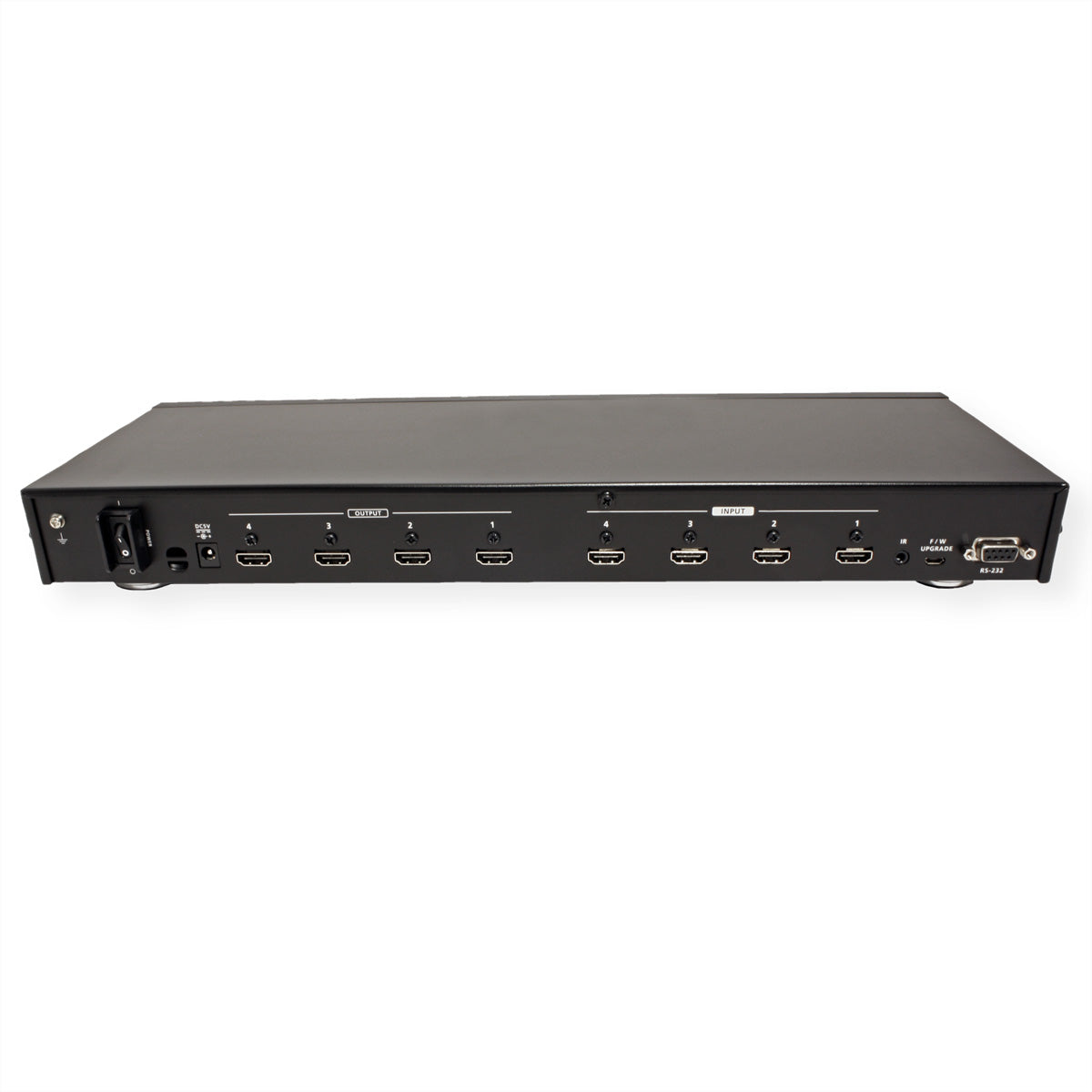 ATEN VM0404HA – HDMI Matrix, 4×4, 4K@60 Hz, 15 m, RS-232, IR, HDCP, Schwarz