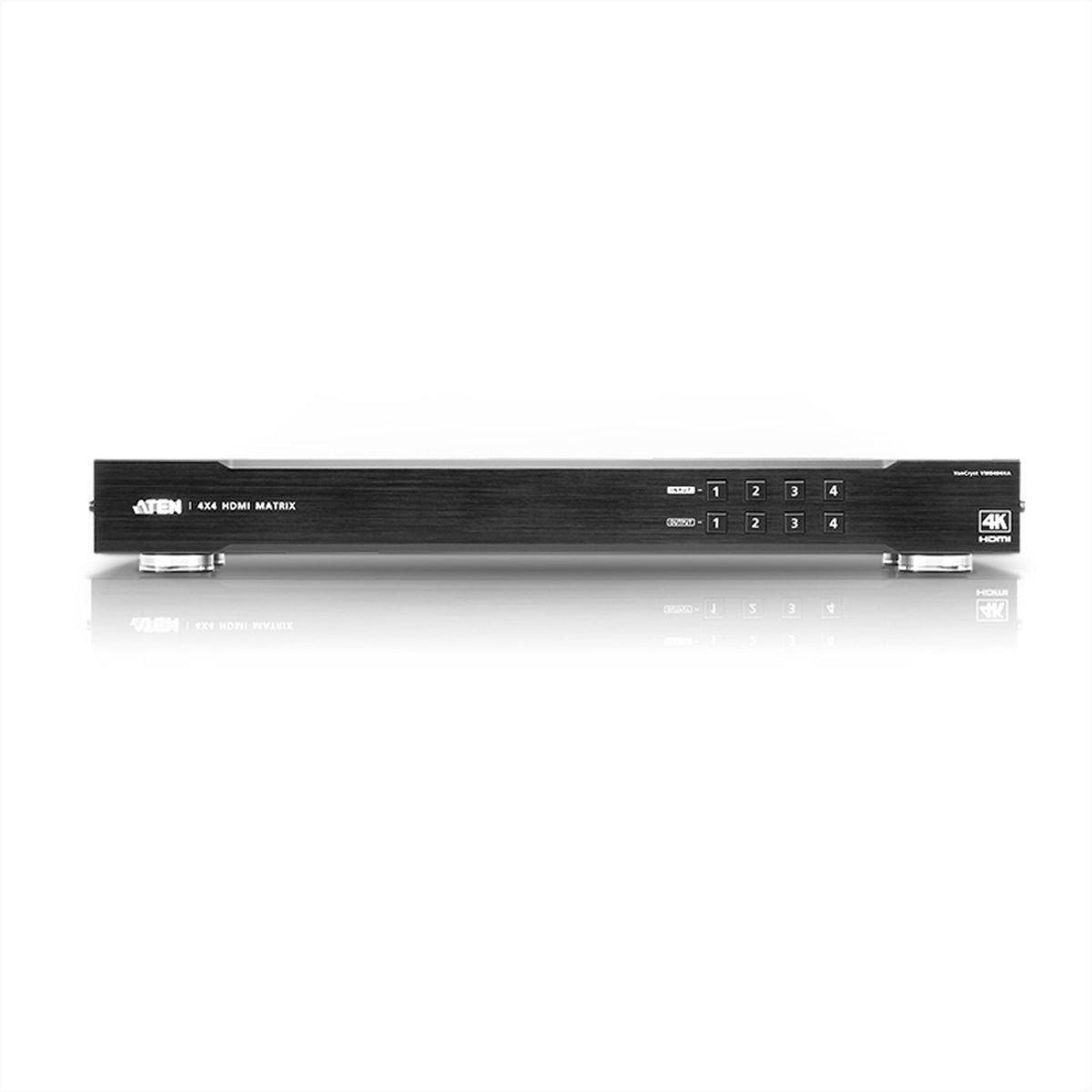 ATEN VM0404HA – HDMI Matrix, 4×4, 4K@60 Hz, 15 m, RS-232, IR, HDCP, Schwarz