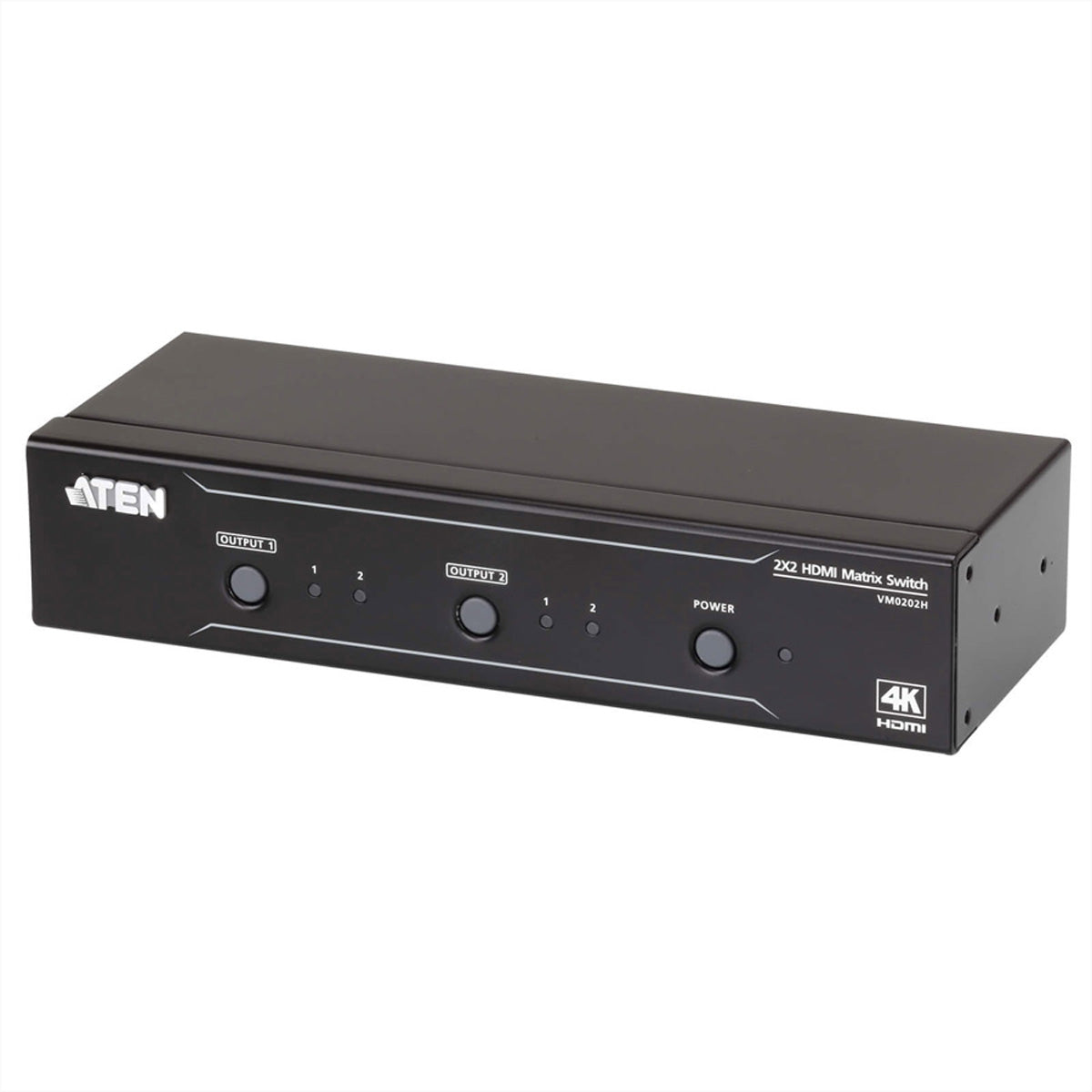 ATEN VM0202H – HDMI Matrix 2×2, 4K@60 Hz, 15 m, 3D, Deep Color, HDCP 1.4, Schwarz