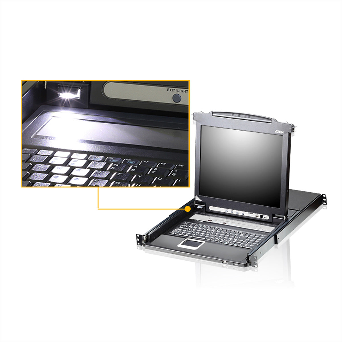 ATEN CL5716iM – KVM-Switch – 16-Port, VGA – 1920 × 1200 @ 60 Hz