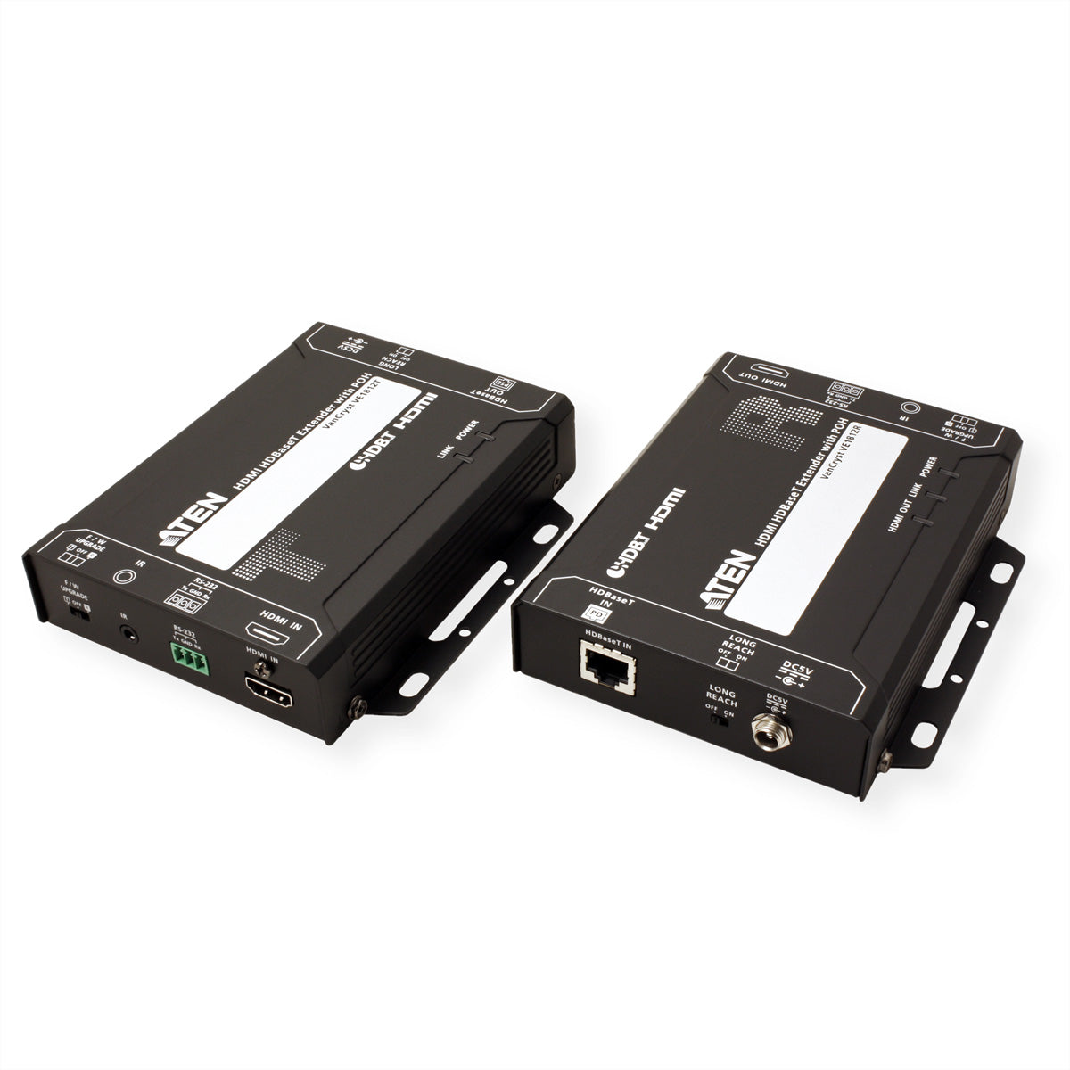 ATEN VE1812 – HDBaseT HDMI Extender-Set, 4K@30 Hz, 100 m (1080p: 150 m), POH, IR, RS-232, HDCP