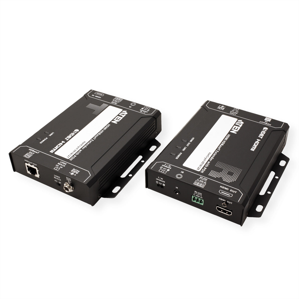 ATEN VE1812 – HDBaseT HDMI Extender-Set, 4K@30 Hz, 100 m (1080p: 150 m), POH, IR, RS-232, HDCP