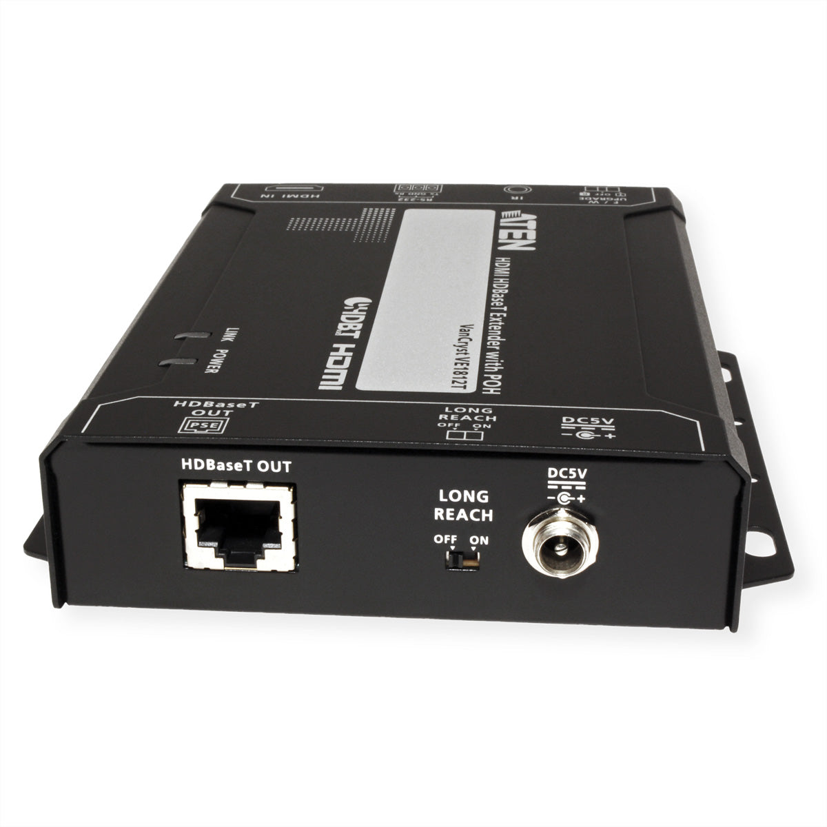 ATEN VE1812 – HDBaseT HDMI Extender-Set, 4K@30 Hz, 100 m (1080p: 150 m), POH, IR, RS-232, HDCP