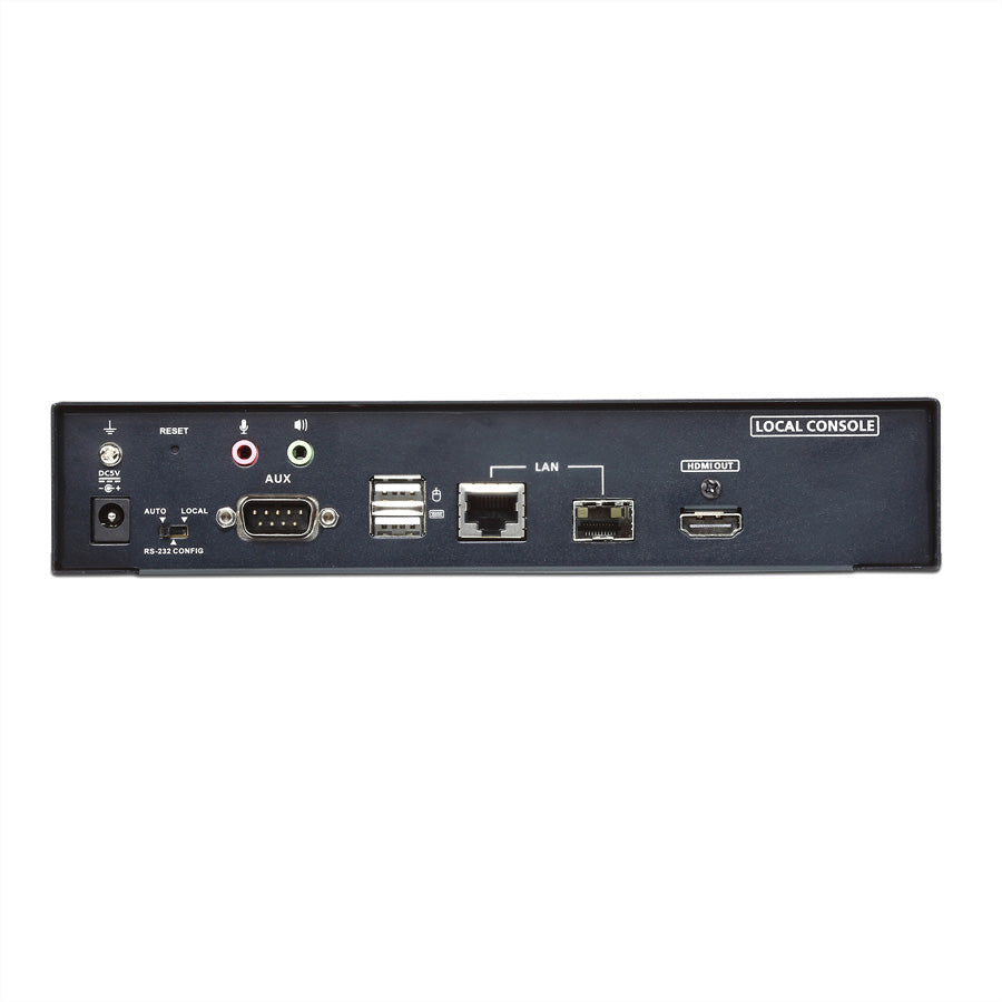 ATEN KE8950T – KVM-Extender (Sender), über IP, 4K@30 Hz, 2× HDMI, 2× USB‑A, 4:4:4, HDCP 1.4, 1 Gbit/s SFP