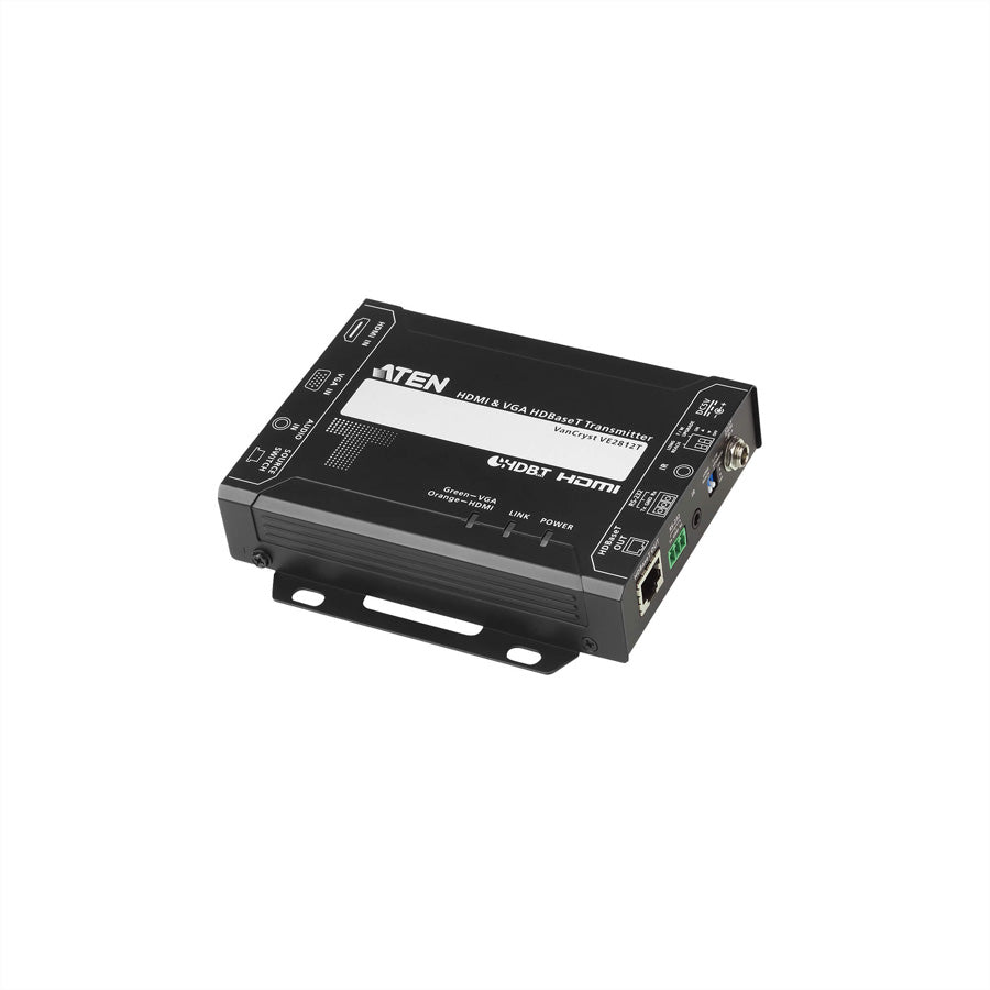 ATEN VE2812T – HDMI Sender (HDBaseT über Cat5e/6, 1× HDMI/1× VGA), 4K, 100 m, PoC, RS‑232
