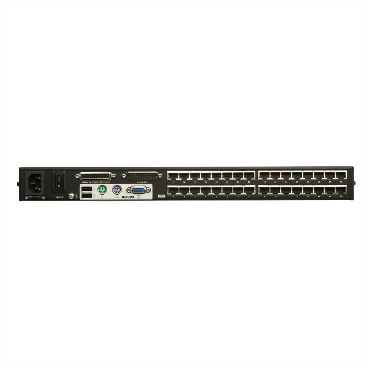 ATEN KH1532A KVM-Switch – VGA, 2× USB-A, 32× RJ45, für PC/Mac/Sun