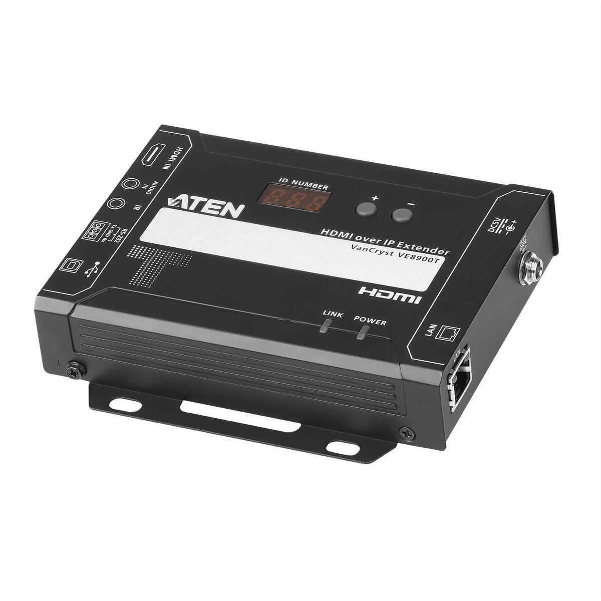ATEN VE8900T – HDMI Sender (TX), über IP, 1× HDMI Eingang, 1× RJ‑45 Ausgang, 4K, 100 m, Skalierer, RS‑232/IR, HDCP