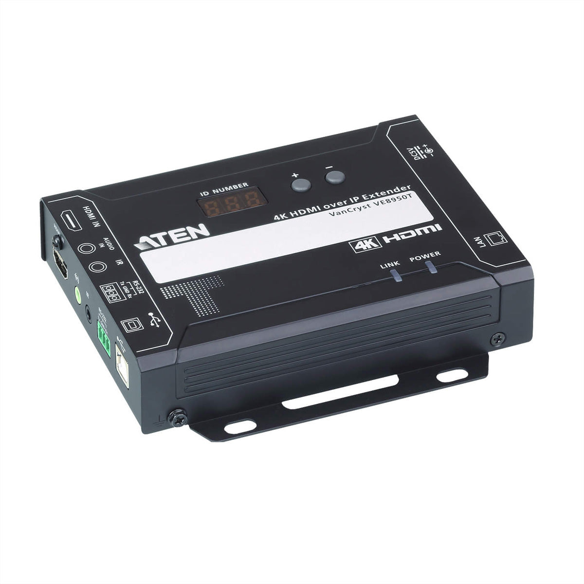 ATEN VE8950T – HDMI über IP Sender, 1× HDMI Eingang, 1× RJ‑45 Ausgang, 4K, 100 m, Skalierer, RS‑232, USB‑B 2.0, HDCP