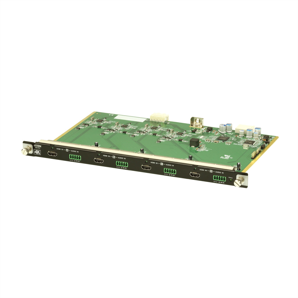 ATEN VM7814 – HDMI Eingabekarte, 4× HDMI In, 4K@60 Hz, HDCP 2.2, Stereo-Audio, EDID-Expert, Hot-Swap