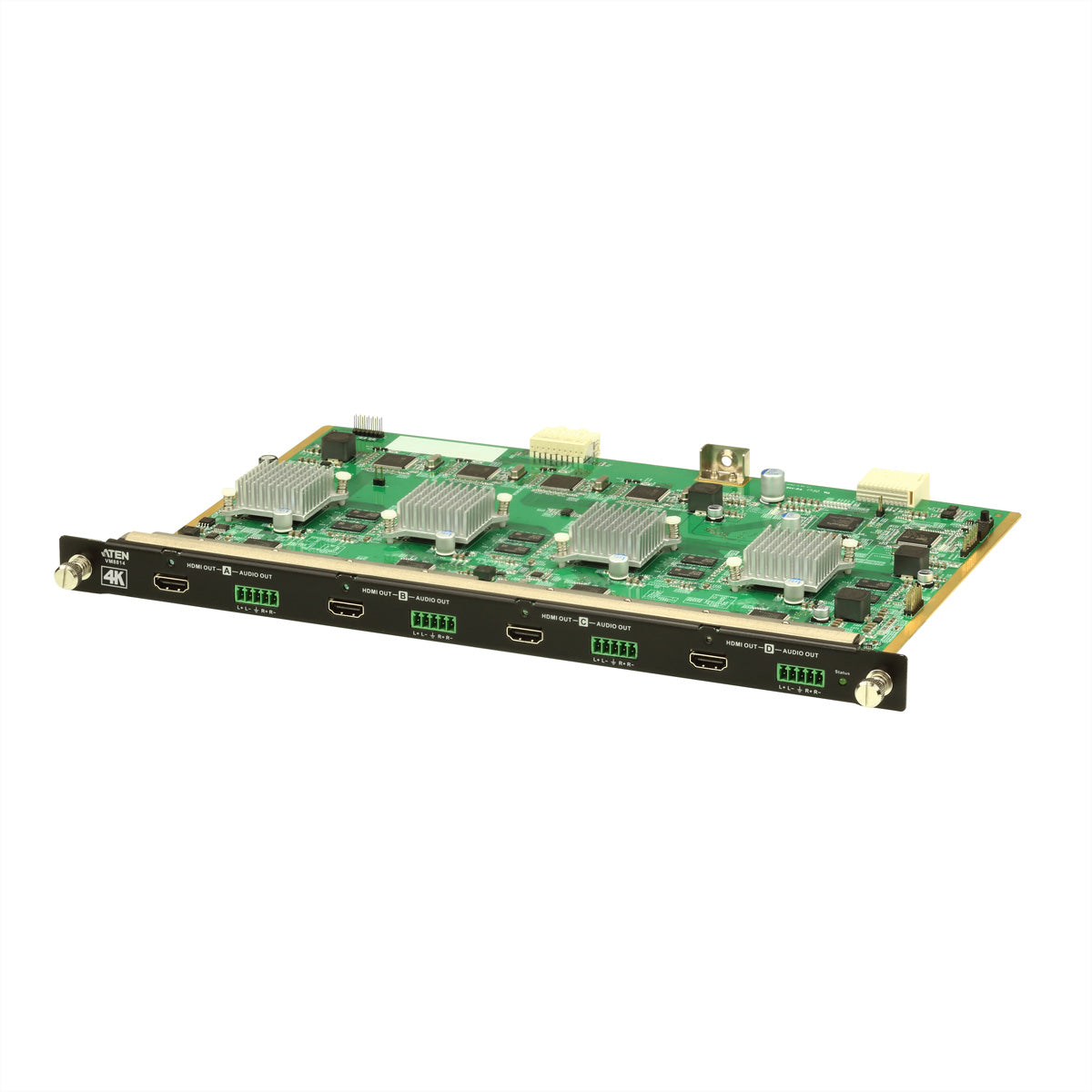 ATEN VM8814 – HDMI-Ausgabekarte, 4× HDMI Out, 4K@60 Hz, 4K-Skalierer, nahtloser Umschalter, HDCP 2.2