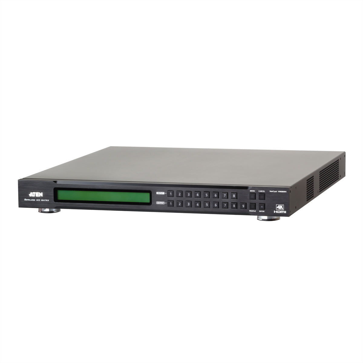 ATEN VM6809H – 8×9 HDMI-Matrix, 4K60, HDMI 2.0, RS-232/Ethernet