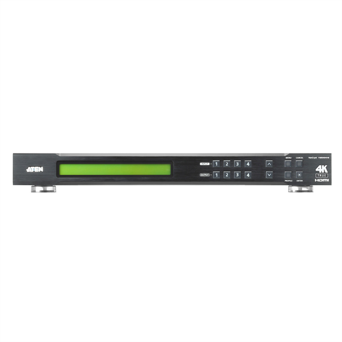 ATEN VM0404HB – HDMI Matrix Switch, Matrix 4×4, 4K@60 Hz, 15 m, HDR, HDCP 2.2, RS‑232/IR, Scaler
