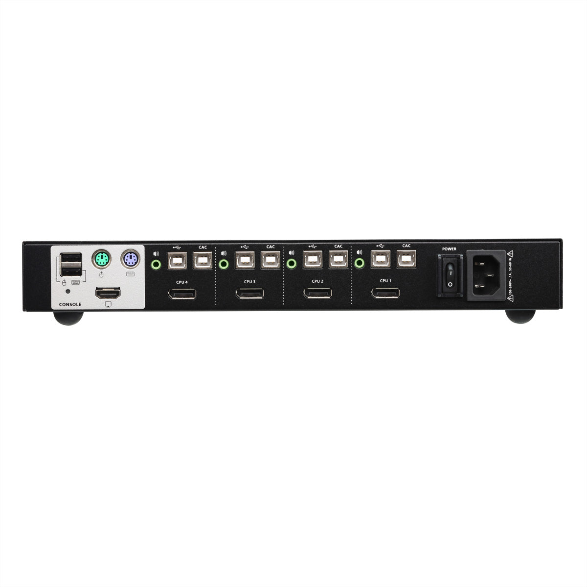 ATEN CS1184DP – KVM-Switch – 4-Port, DP – 3840 × 2160 @ 30 Hz, Audio