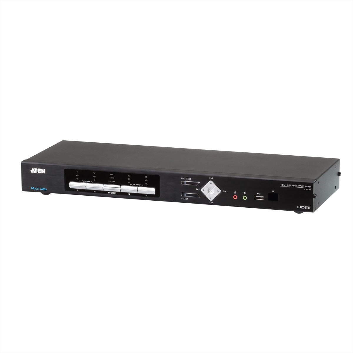 ATEN CM1284 – KVM-Switch – 4-Port, HDMI – 4096 × 2160 @ 30 Hz, Audio