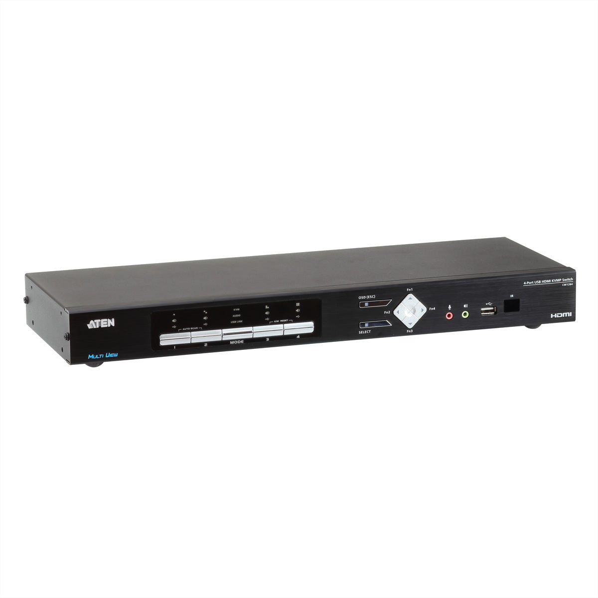 ATEN CM1284 – KVM-Switch – 4-Port, HDMI – 4096 × 2160 @ 30 Hz, Audio