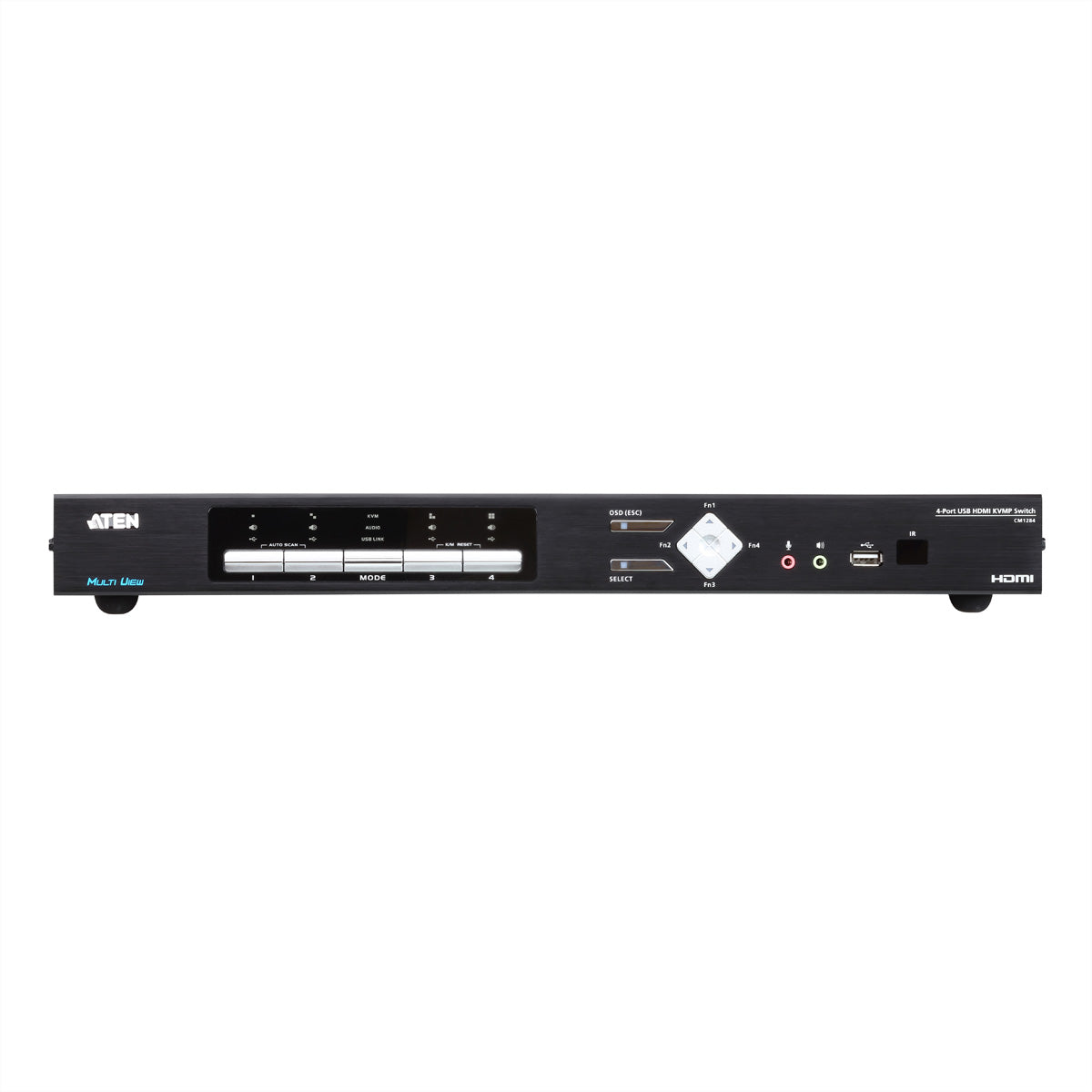 ATEN CM1284 – KVM-Switch – 4-Port, HDMI – 4096 × 2160 @ 30 Hz, Audio