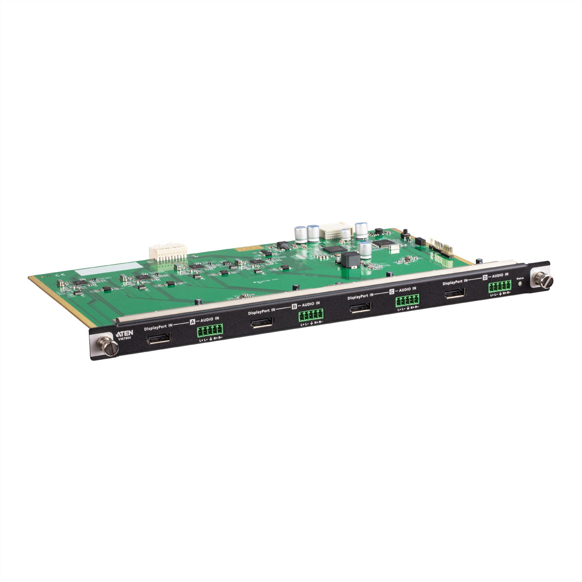 ATEN VM7904 – DisplayPort Eingabekarte, 4× DP In, 4K@30 Hz, HDCP 2.2, EDID, Hot-Swap, für VM1600A/VM3200