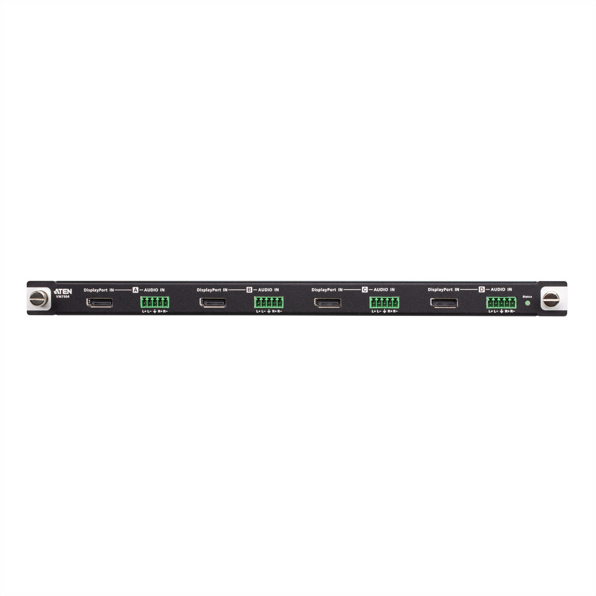 ATEN VM7904 – DisplayPort Eingabekarte, 4× DP In, 4K@30 Hz, HDCP 2.2, EDID, Hot-Swap, für VM1600A/VM3200