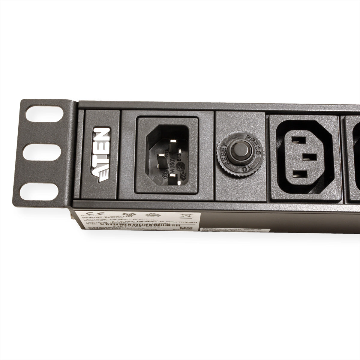 ATEN PE0112G – Rack-PDU Basic, 12× IEC C13, 10 A, 3 m