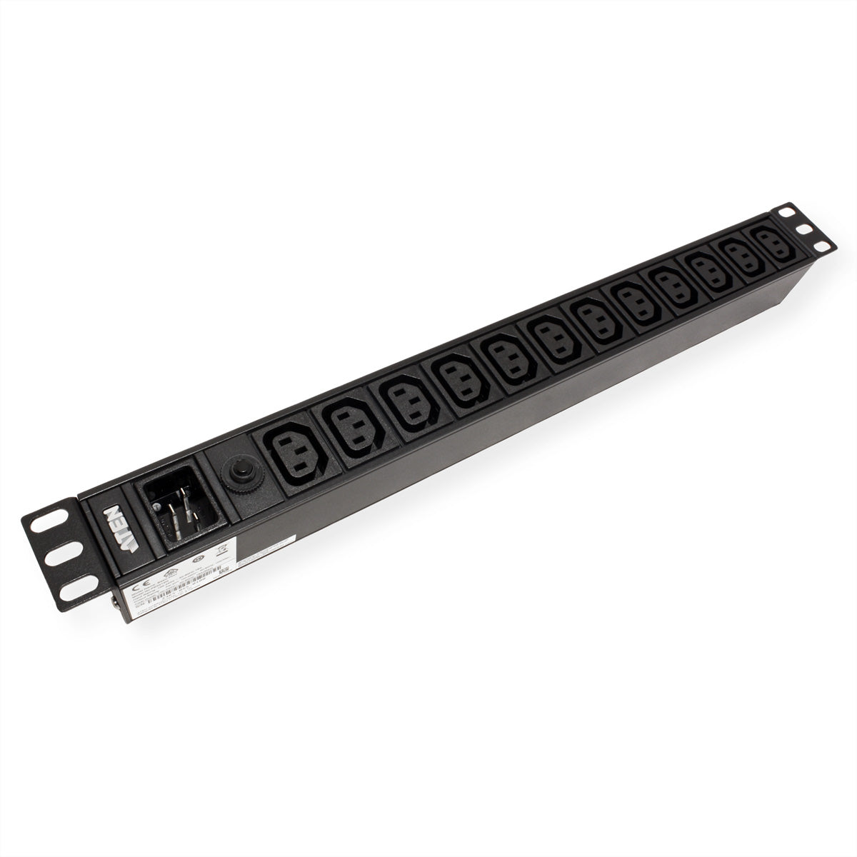 ATEN PE0212G Basis-PDU 3,8 kVA – 1U Rack – IEC C13×12, Eingang IEC C20 – Schwarz