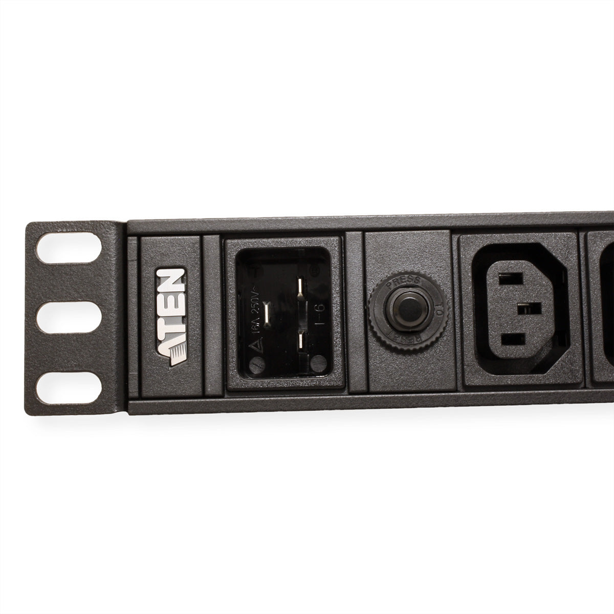 ATEN PE0212G Basis-PDU 3,8 kVA – 1U Rack – IEC C13×12, Eingang IEC C20 – Schwarz