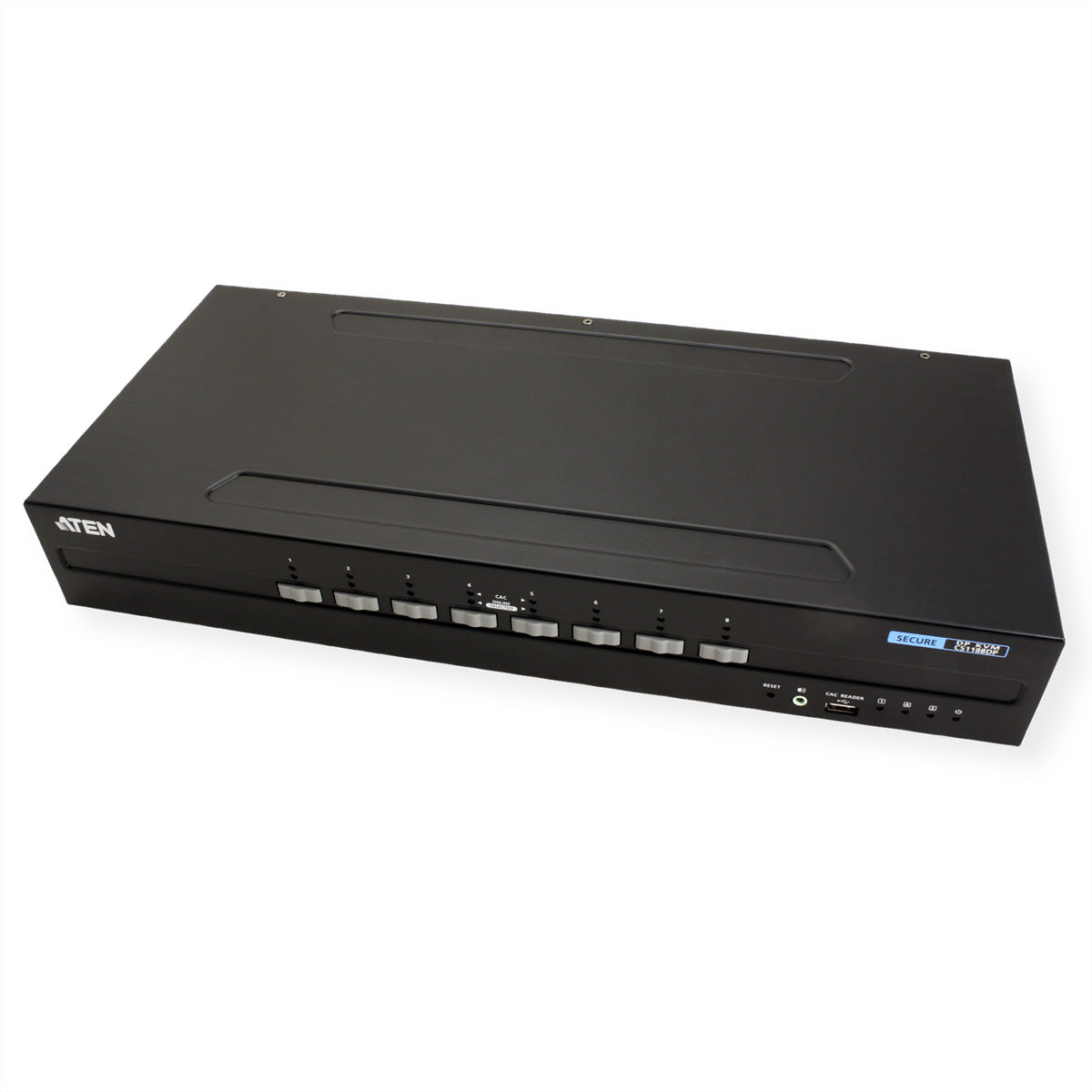 ATEN CS1188DP KVM-Switch – USB-A, 8× DP, 1× HDMI, 3,5 mm Audio