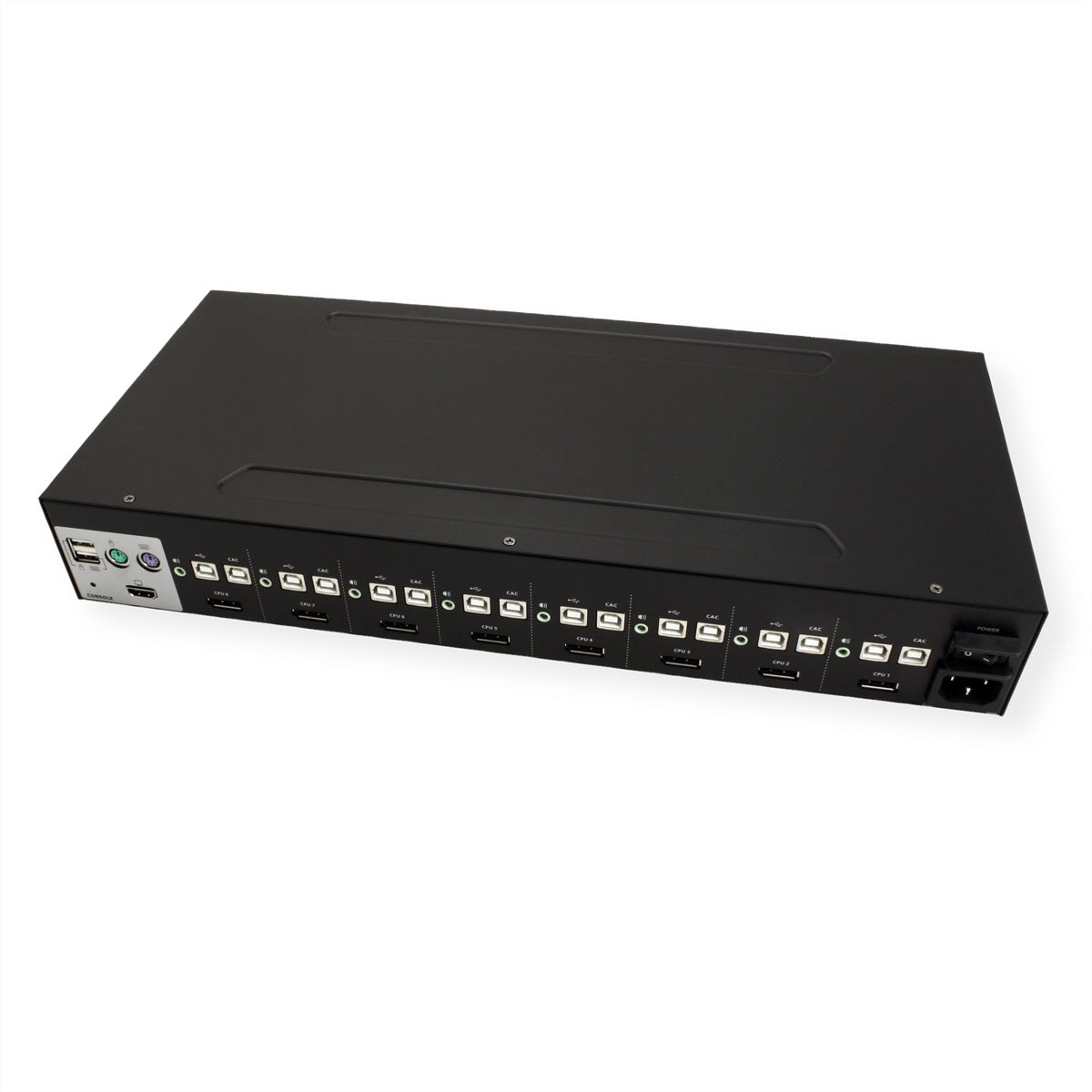 ATEN CS1188DP KVM-Switch – USB-A, 8× DP, 1× HDMI, 3,5 mm Audio