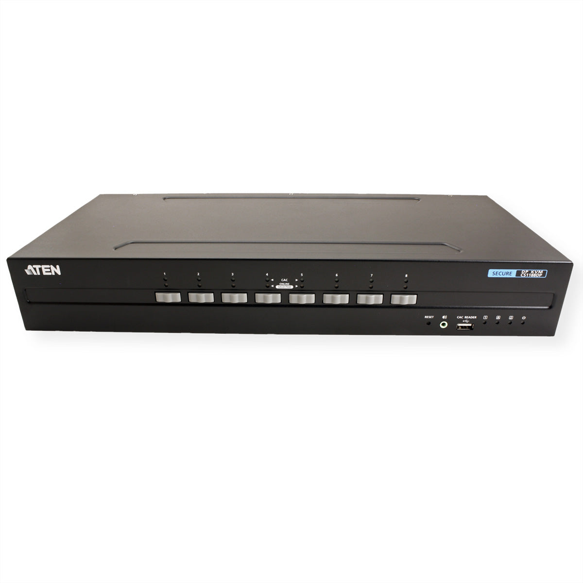 ATEN CS1188DP KVM-Switch – USB-A, 8× DP, 1× HDMI, 3,5 mm Audio