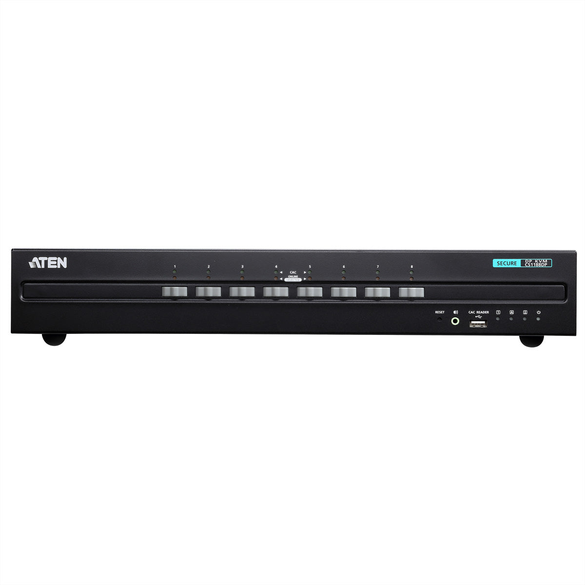 ATEN CS1188DP KVM-Switch – USB-A, 8× DP, 1× HDMI, 3,5 mm Audio