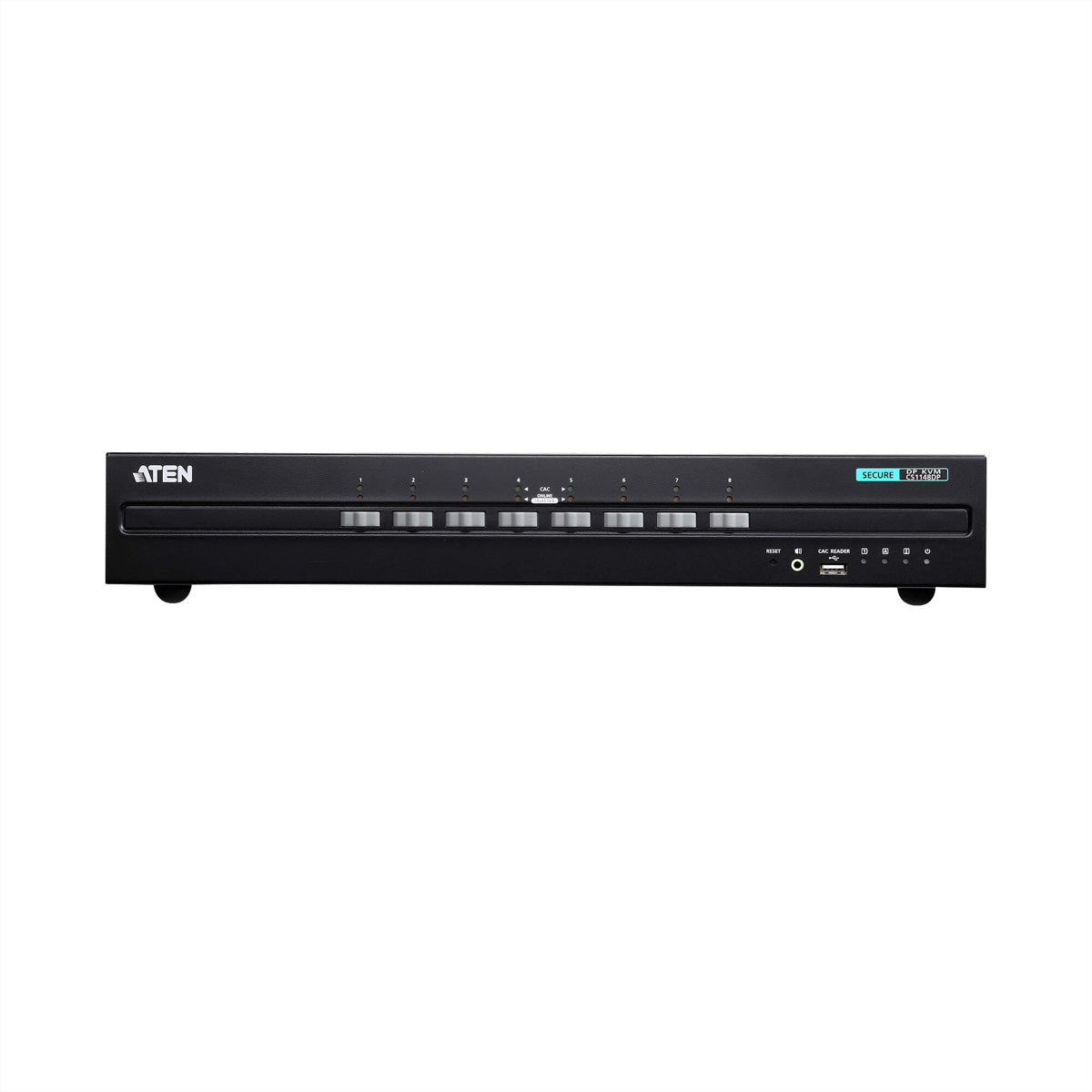 ATEN CS1148DP – Sicherer KVM-Switch – 8-Port DP Dual-View, 4K/30 Hz, PSS PP v3.0