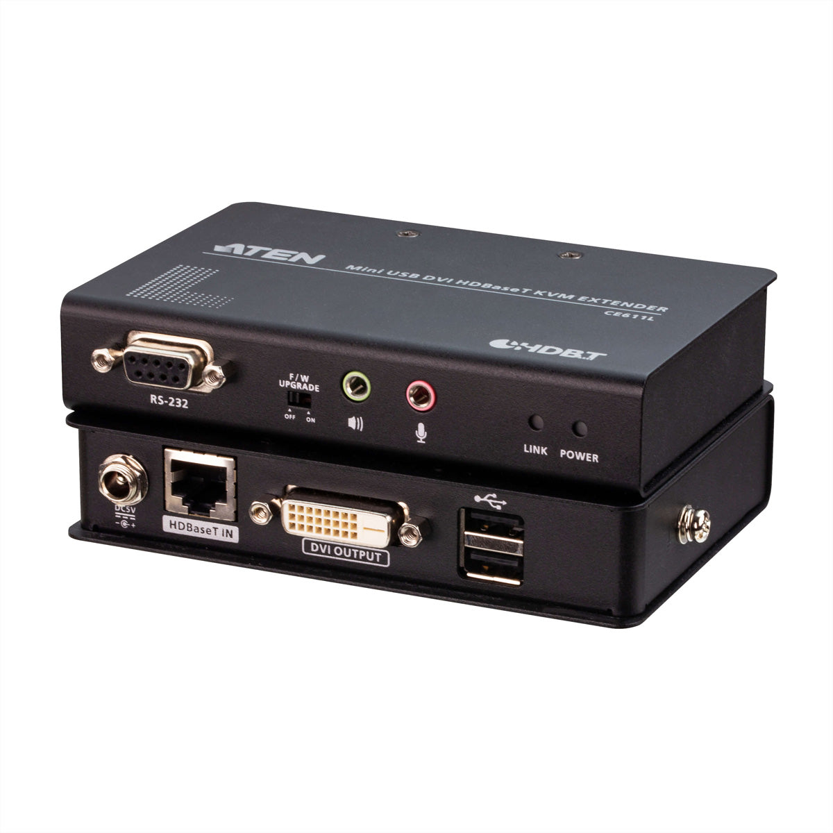 ATEN CE611 – KVM-Extender (DVI/USB/Audio), 100 m, Cat6/6a