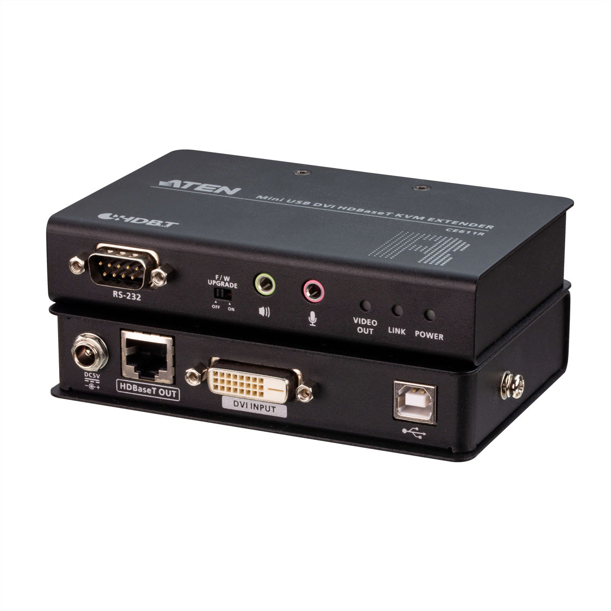 ATEN CE611 – KVM-Extender (DVI/USB/Audio), 100 m, Cat6/6a