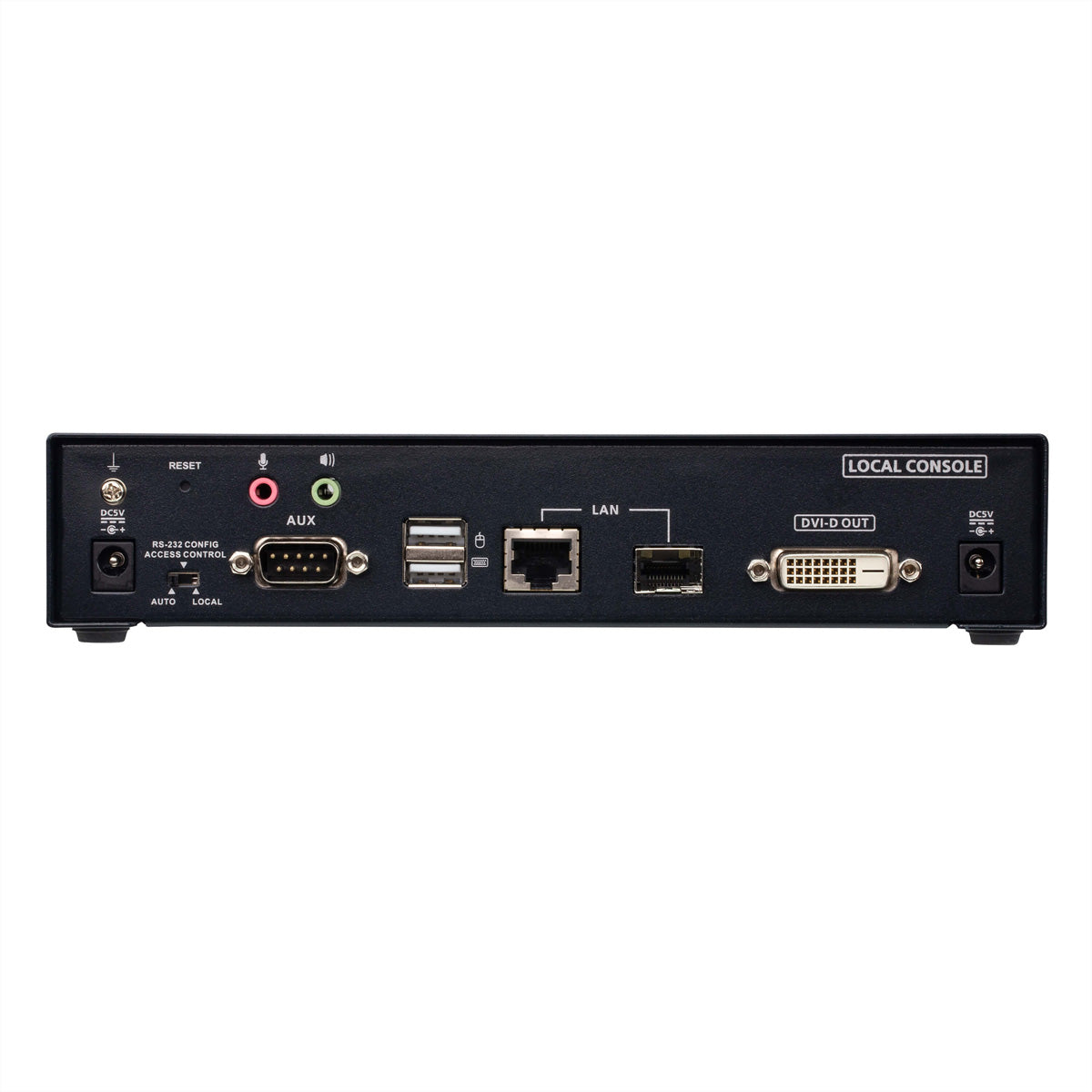 ATEN KE6910T – KVM-Extender (DVI-D, Sender) – 2560×2048, 1×RJ45, 1×SFP (1 Gbit/s, bis 10 km), 19" Rack