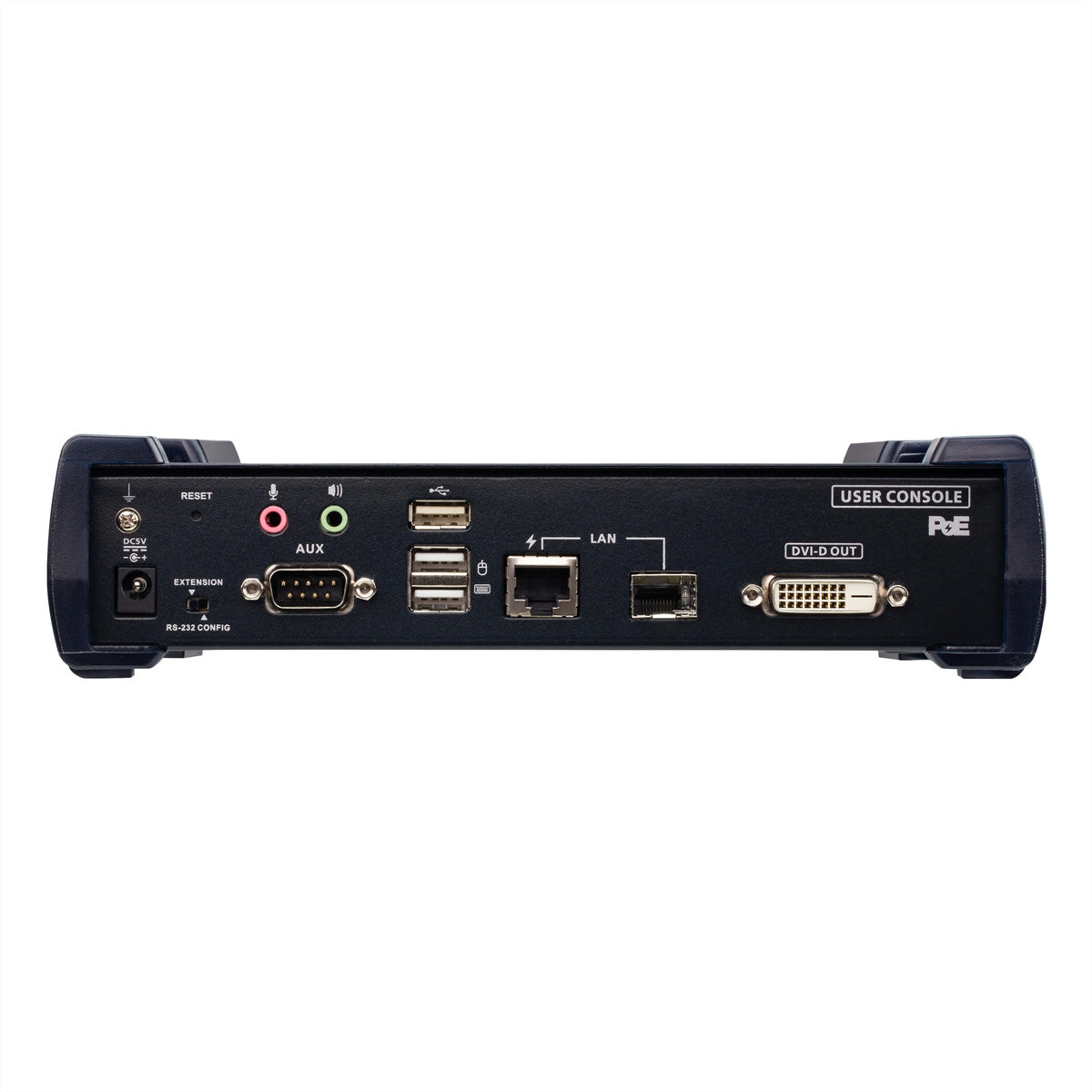 ATEN KE6912R – KVM over IP Empfänger, 1× DVI-D, USB-A, 2560×2048@50 Hz, 10 km, PoE
