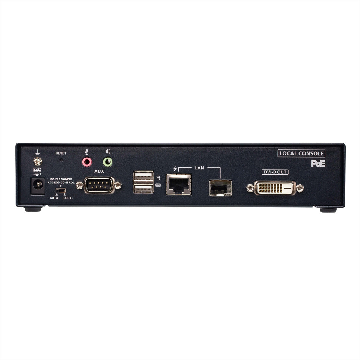 ATEN KE6912T – KVM Sender, über IP, DVI-D Dual Link, 2K@50 Hz, 10 km, PoE, RS-232