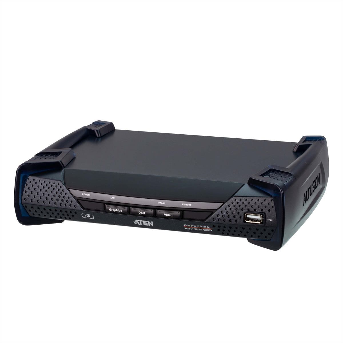 ATEN KE9950R KVM-over-IP Empfänger – DisplayPort, 4K (3840 × 2160) @ 30 Hz, bis 10 km (Cat5e), rackfähig