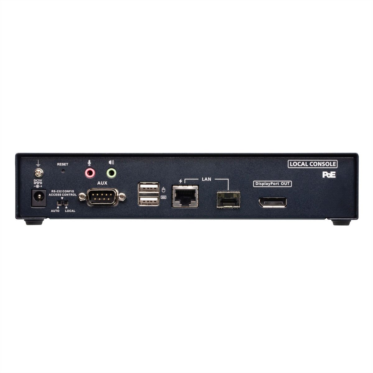 ATEN KE9952T KVM-over-IP Extender (Sender) DisplayPort – 4K (3840 × 2160) @ 30 Hz, PoE, 1× DP, 1× RJ-45