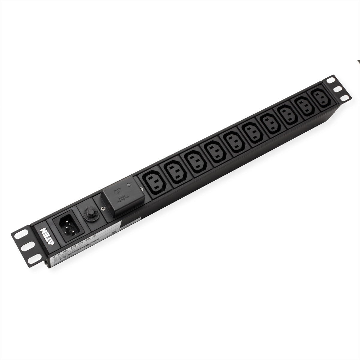 ATEN PE0110S – Rack-PDU Basic, 10× IEC C13, 10 A, 1U horizontal, 2,4 kW