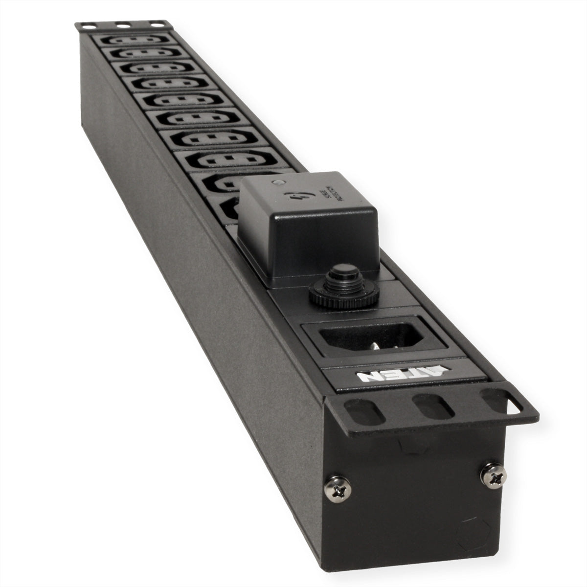 ATEN PE0110S – Rack-PDU Basic, 10× IEC C13, 10 A, 1U horizontal, 2,4 kW