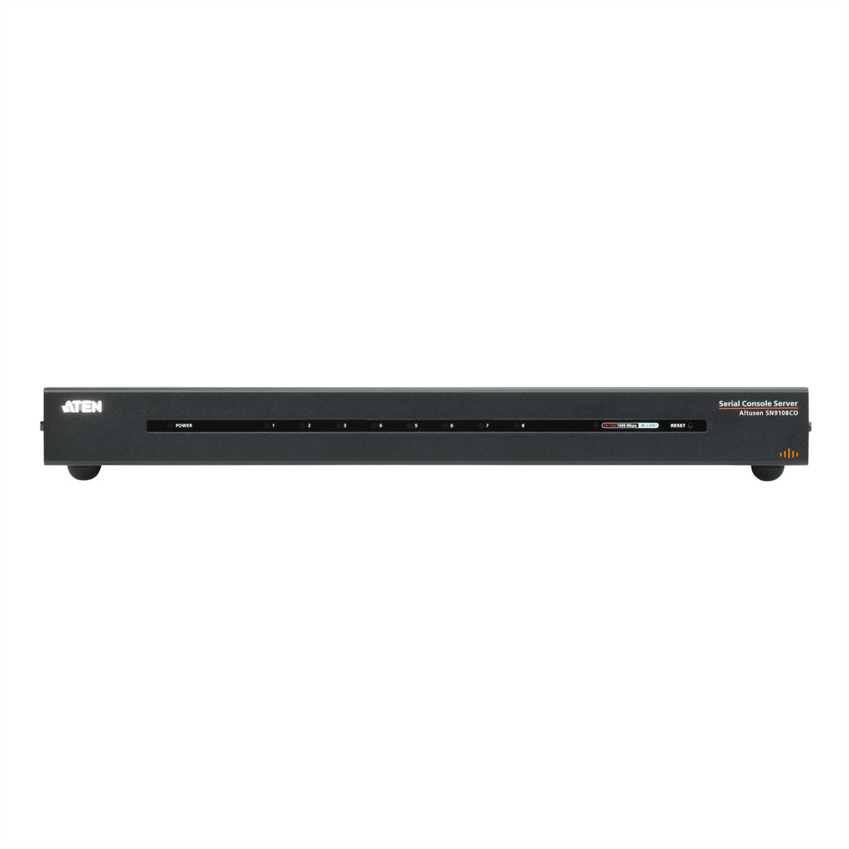 ATEN SN9108CO – Serieller Konsolenserver – 8× serielle Ports (RJ-45), 1× LAN (RJ-45), schwarz