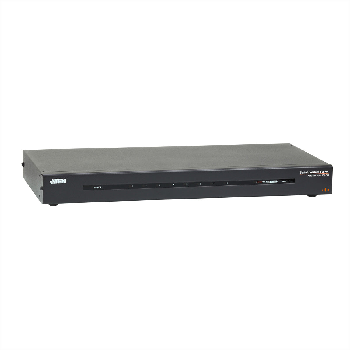 ATEN SN9108CO – Serieller Konsolenserver – 8× serielle Ports (RJ-45), 1× LAN (RJ-45), schwarz