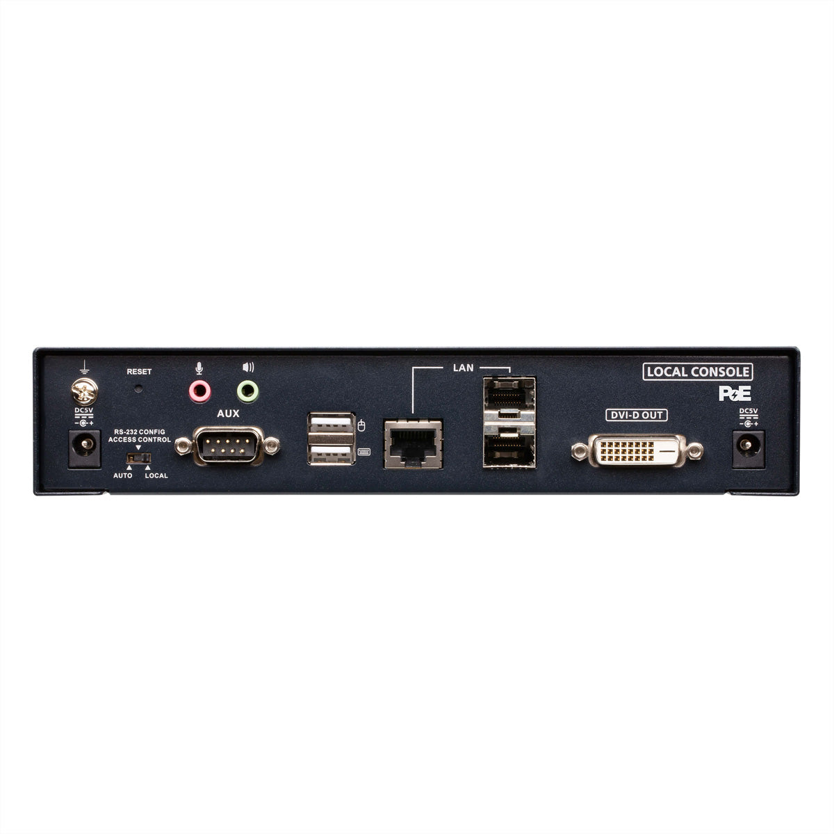 ATEN KE6922T – KVM Sender (TX) über IP/Glasfaser, DVI-D Dual-Link, 2560×2048@50 Hz, 10 km, PoE, Dual-SFP