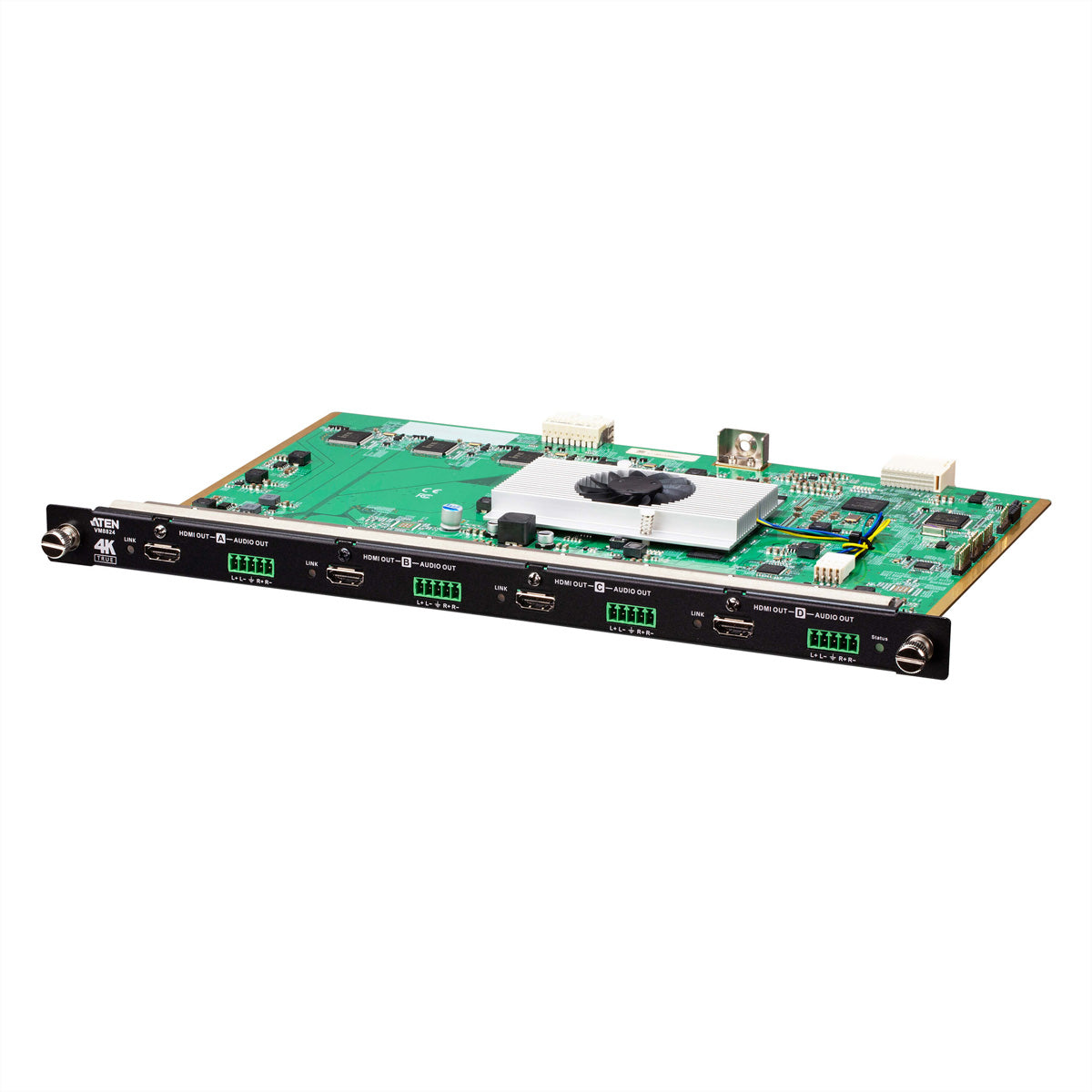 ATEN VM8824 – HDMI-Ausgabekarte, 4× HDMI Out, 4K@60 Hz, Skalierer, für VM3250/VM0404HB/VM0808HB