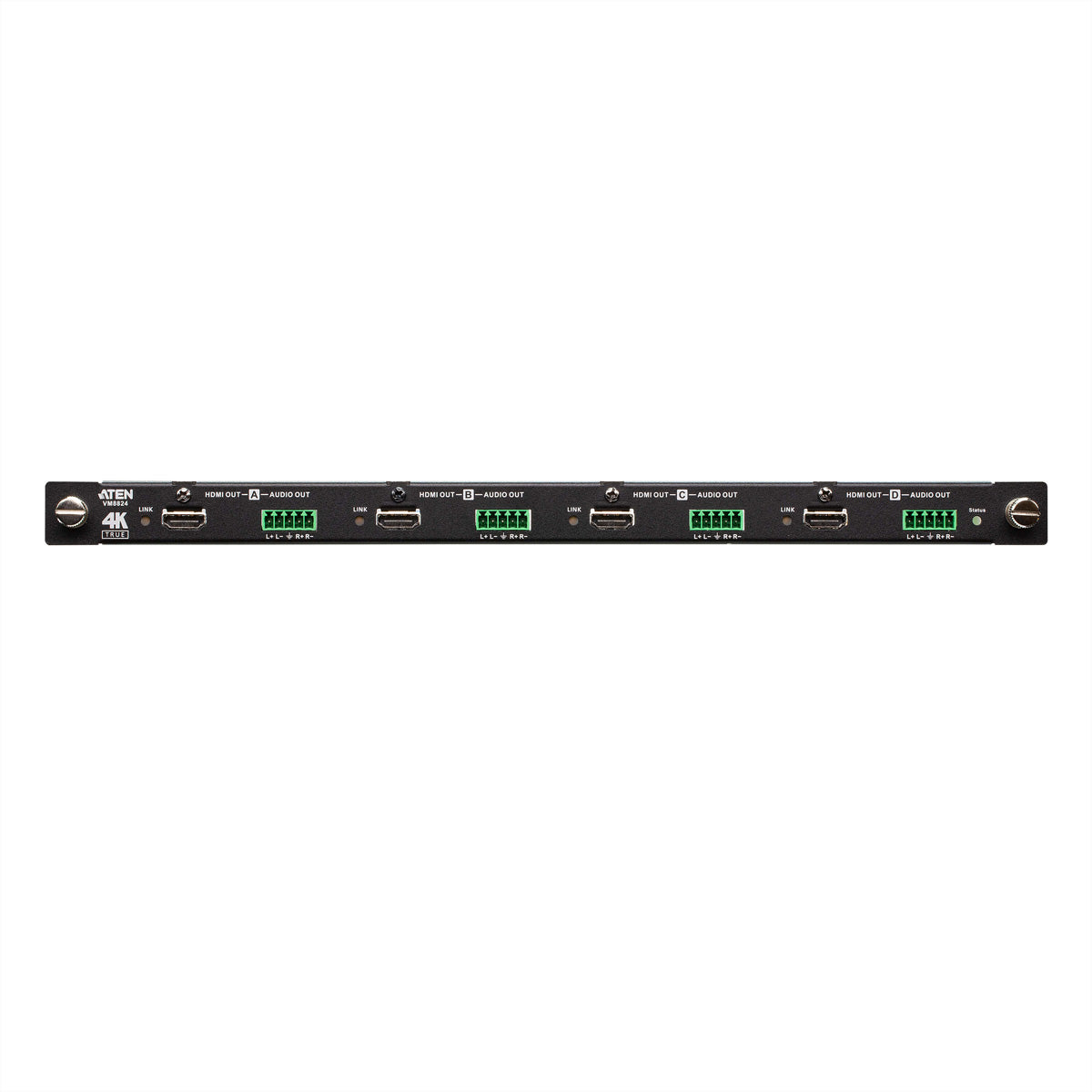 ATEN VM8824 – HDMI-Ausgabekarte, 4× HDMI Out, 4K@60 Hz, Skalierer, für VM3250/VM0404HB/VM0808HB